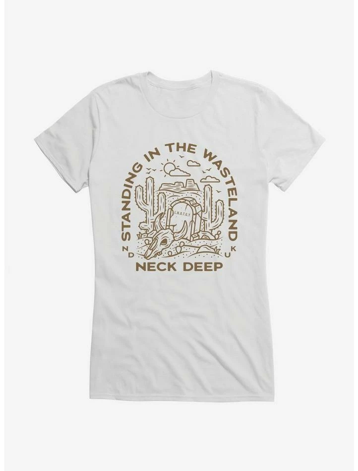Budget β€οΈ Neck Deep Standing In The Wasteland π§ Girls T-Shirt π - Image 5