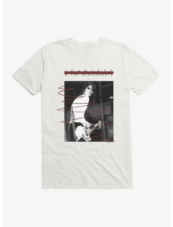 Best reviews of 👍 Joan Jett And The Blackhearts Black & White Photo T-Shirt 🎁 - Image 6