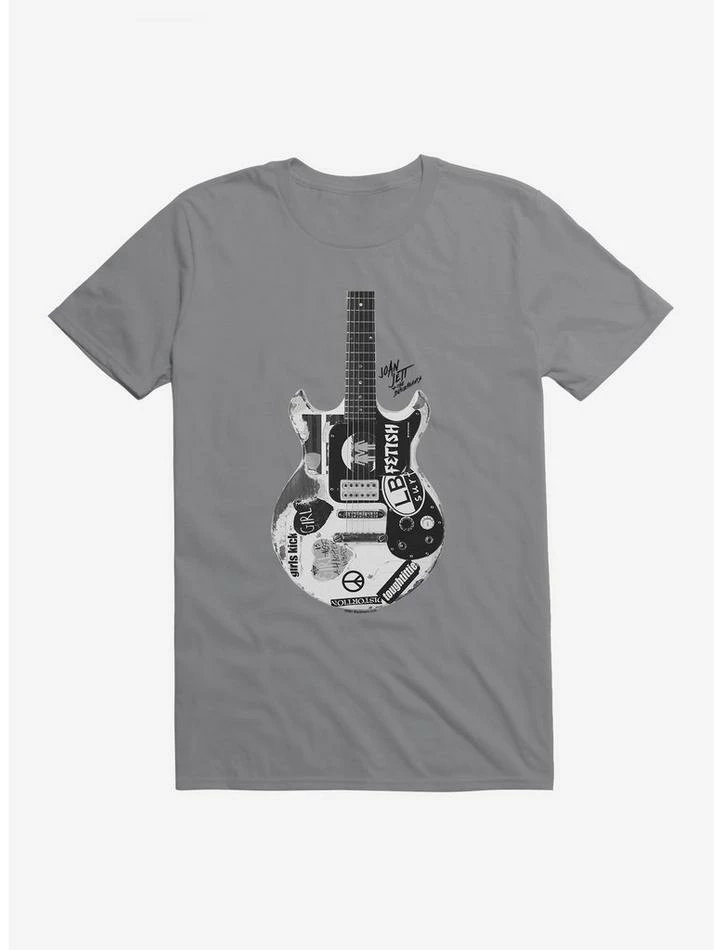Brand new π€© Joan Jett Black And White Guitar Logo T-Shirt β - Image 3