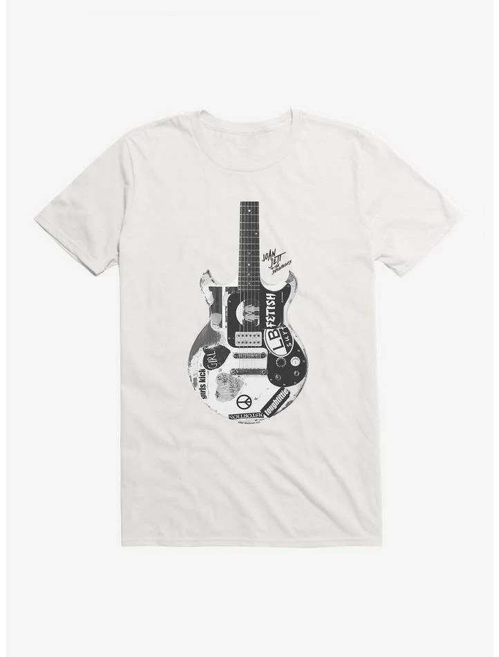 Brand new π€© Joan Jett Black And White Guitar Logo T-Shirt β - Image 5