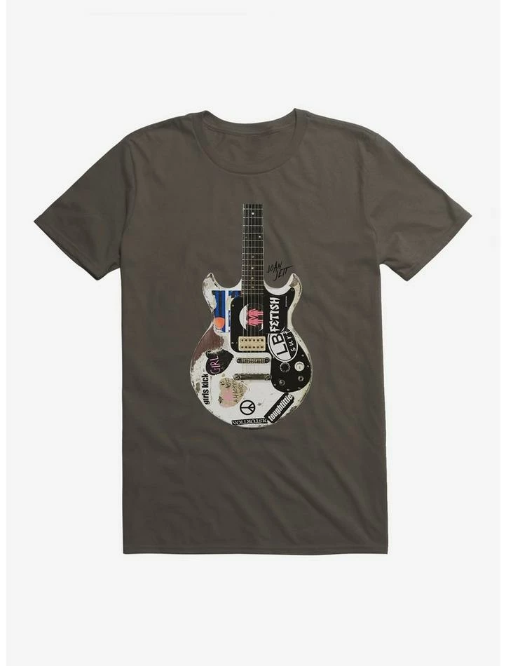 Best Sale 𧨠Joan Jett Color Guitar Logo T-Shirt 𧨠- Image 5