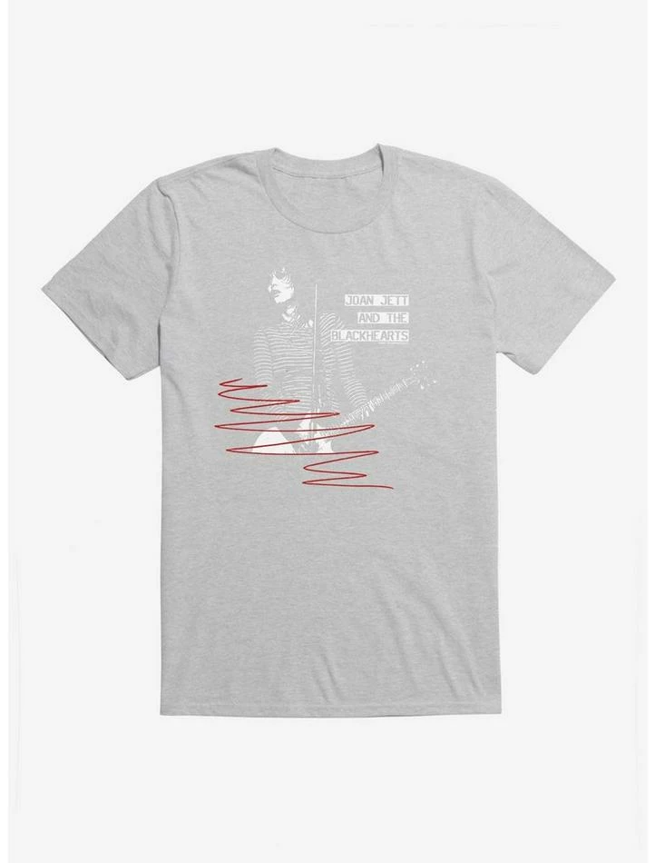 Wholesale ❤️ Joan Jett Ready to Rock Red Wave T-Shirt ✔️