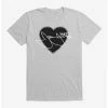 Best deal 🔔 Joan Jett White Script Autograph In Heart T-Shirt 🔥