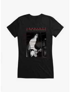 Brand new 🌟 Joan Jett And The Blackhearts Black & White Photo 👧 Girls T-Shirt ❤️
