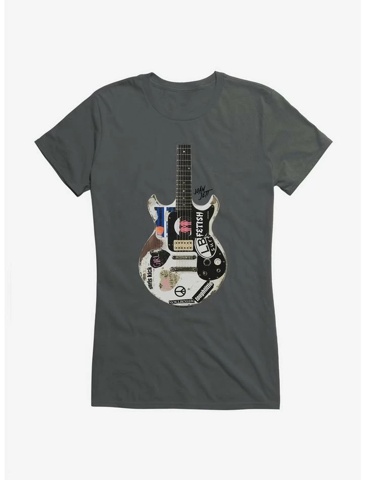 Top 10 π Joan Jett Color Guitar Logo π§ Girls T-Shirt 𧨠- Image 5