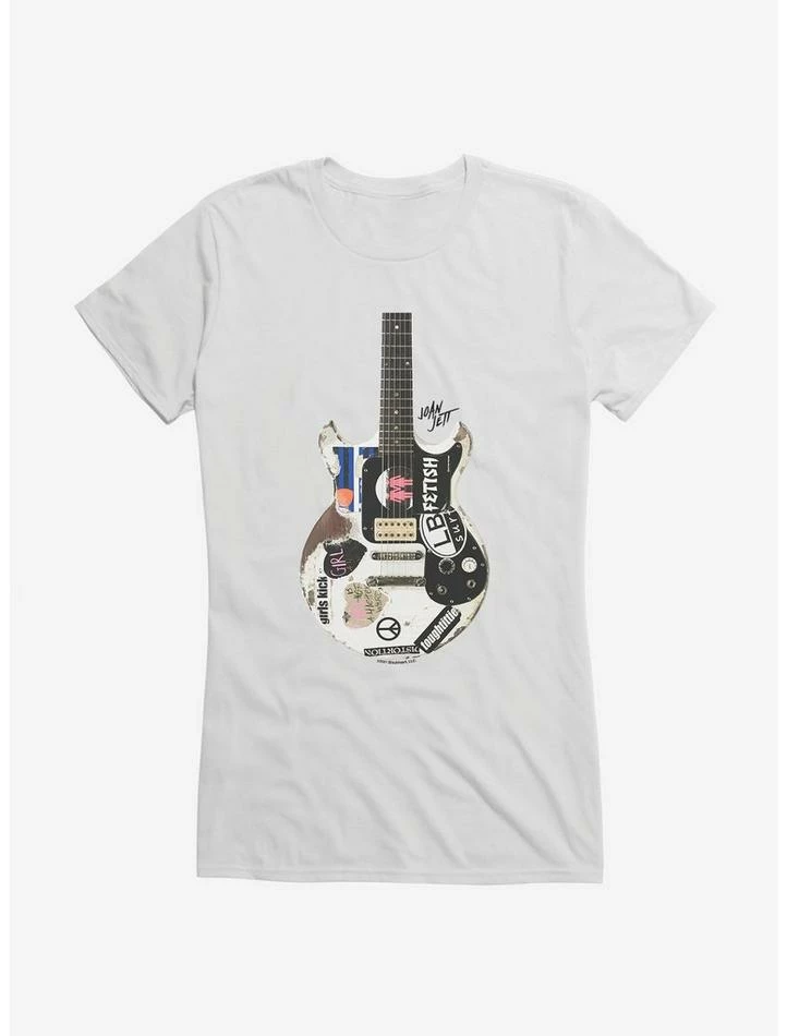 Top 10 π Joan Jett Color Guitar Logo π§ Girls T-Shirt 𧨠- Image 2