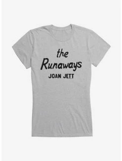 Wholesale 😉 Joan Jett The Runaways Logo 👧 Girls T-Shirt 🤩