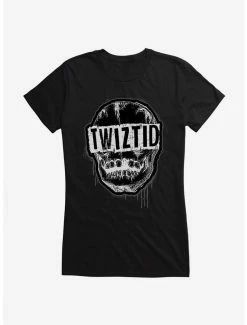 Promo 🧨 TWIZTID REVELASHEN SKULL BLK JR T ✨