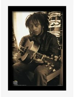 Buy 🤩 Bob Marley Sepia Framed Wood Wall Art 🎉