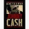 Flash Sale ⌛ Johnny Cash The Man In Black Framed Wood Wall Art 😍