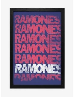 Best Pirce 💯 Ramones Name Framed Wood Wall Art 🛒