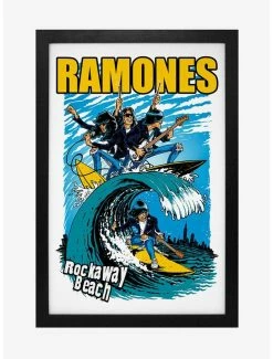 Wholesale 👍 Ramones Rockaway Beach Framed Wood Wall Art 🛒