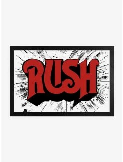 Outlet 🧨 Rush Logo Framed Wood Wall Art 😍