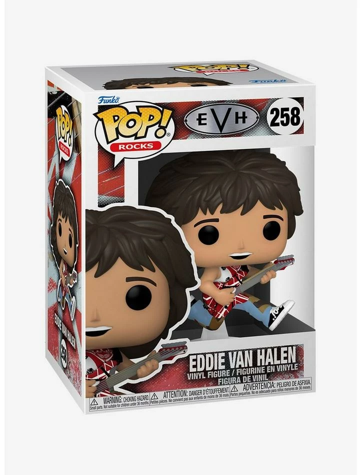 New π Funko Van Halen Pop! Rocks! Eddie Van Halen Vinyl Figure π― - Image 2