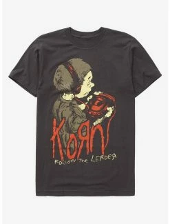 Outlet 🥰 Korn Follow The Leader Walkman T-Shirt 🧨