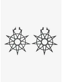 Best Sale 👍 Slipknot Logo Hoop Earrings 👏