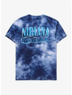 Best Pirce β Nirvana Nevermind 30th Anniversary Album Title Tie-Dye T-Shirt π