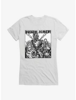 Brand new ✔️ Broken Bones Dem Bones Album Cover 👧 Girls T-Shirt 🔥