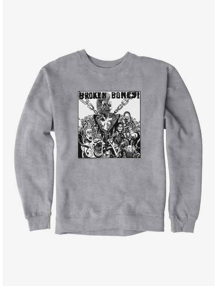 New π Broken Bones Dem Bones Album Cover Sweatshirt π