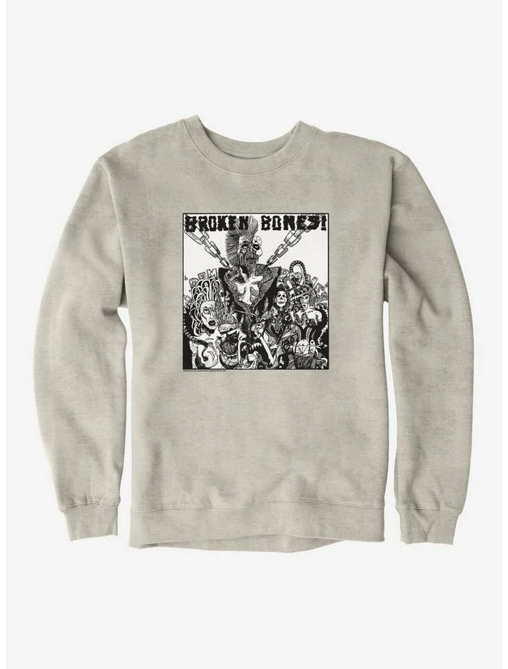 New π Broken Bones Dem Bones Album Cover Sweatshirt π - Image 5