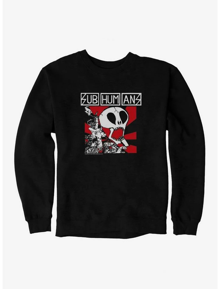 Discount ๐ Subhumans Skull Band Logo Sweatshirt ๐คฉ - Image 2