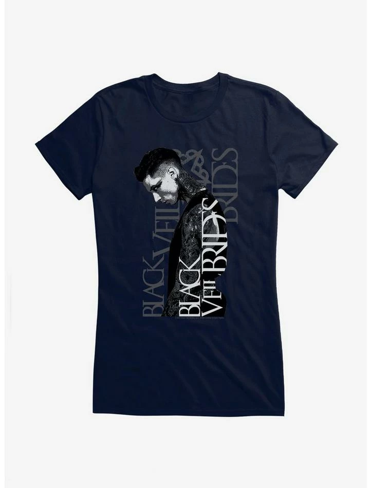 Budget βοΈ Black Veil Brides Andy Sixx Profile π§ Girls T-Shirt π₯°