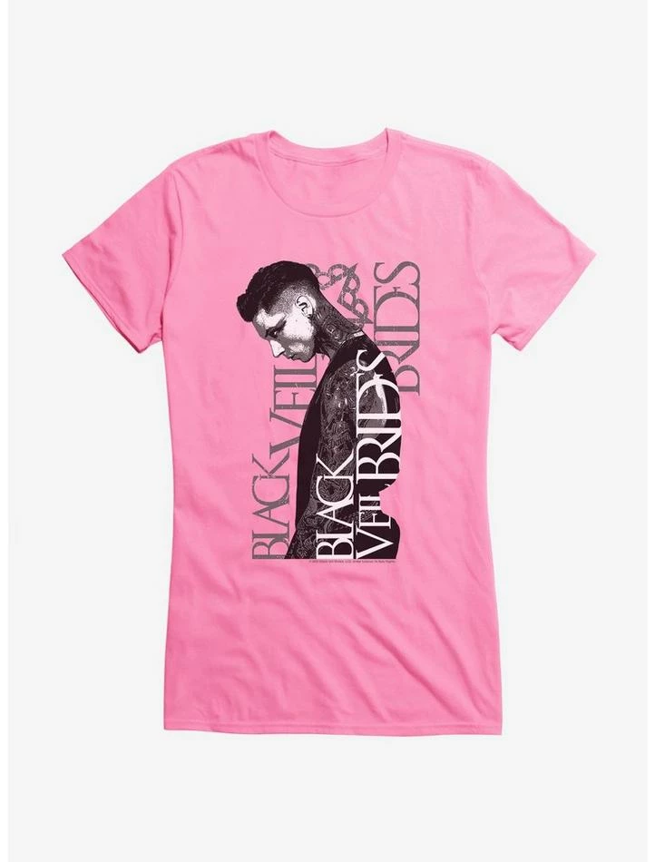Budget βοΈ Black Veil Brides Andy Sixx Profile π§ Girls T-Shirt π₯° - Image 5