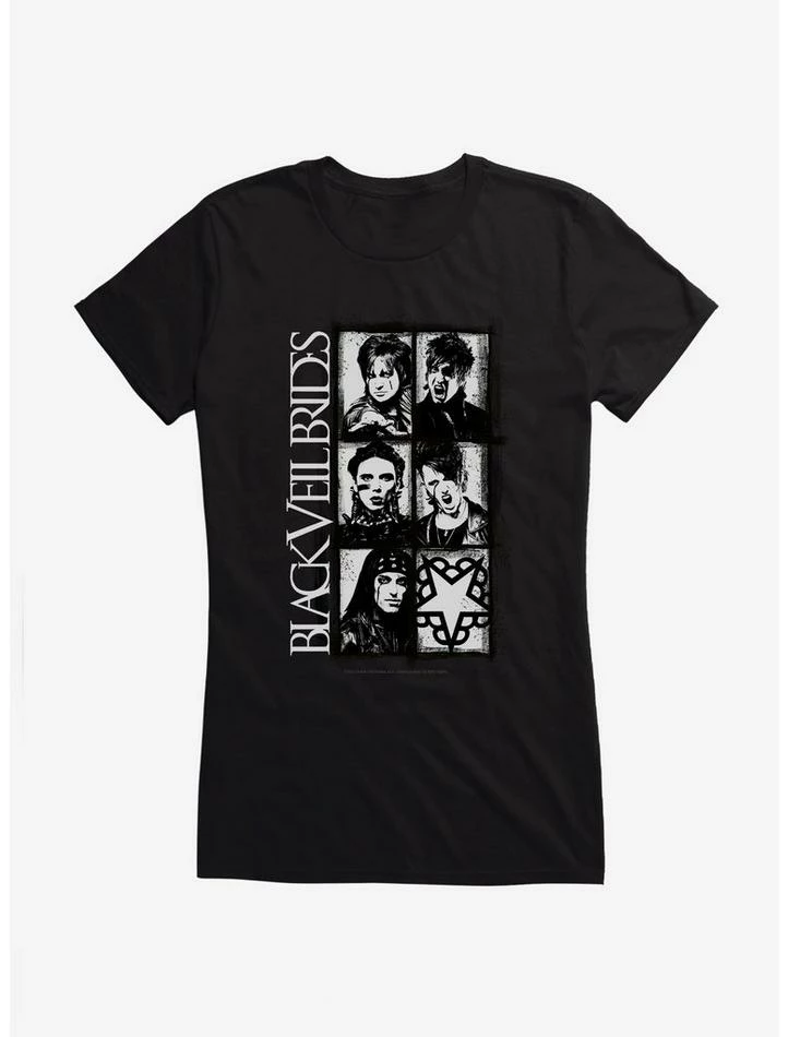 Flash Sale π Black Veil Brides Band Portrait π§ Girls T-Shirt π - Image 2