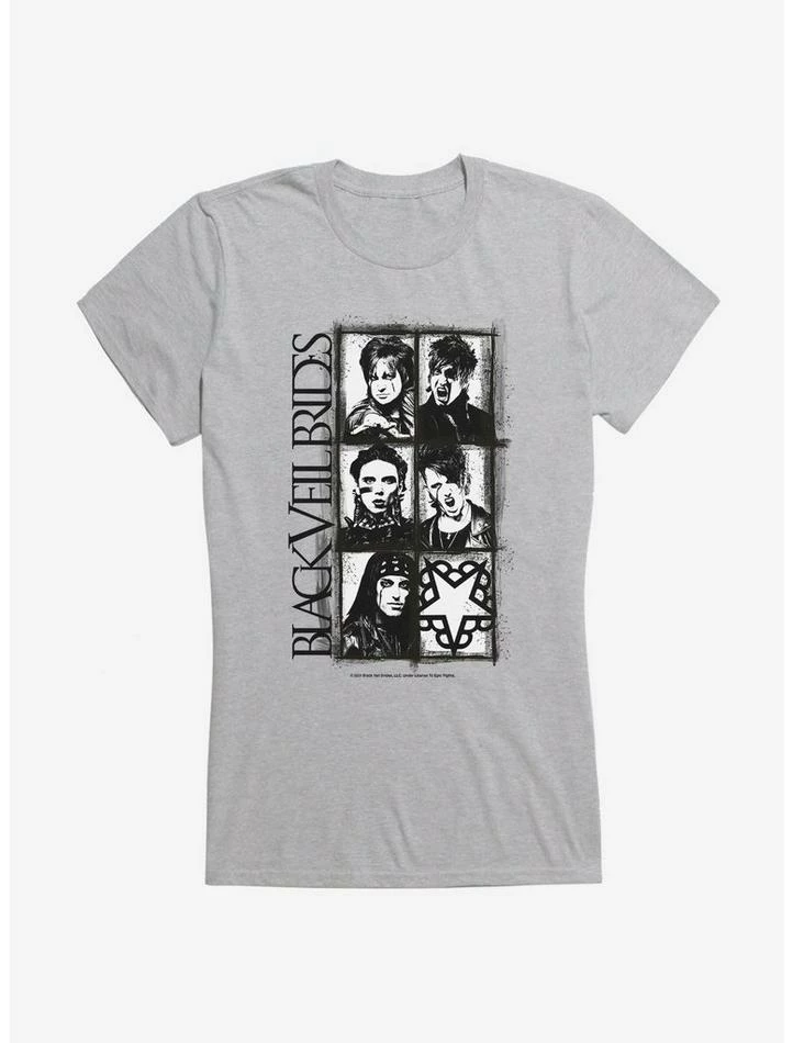 Flash Sale π Black Veil Brides Band Portrait π§ Girls T-Shirt π - Image 4