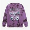Brand new 🧨 Metallica NorCal Skull Tie-Dye 👧 Girls Long-Sleeve T-Shirt 🤩