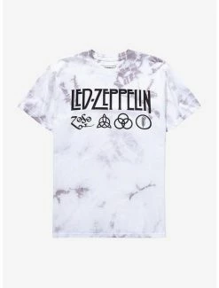 Wholesale π€© Led Zeppelin Zoso Logo Tie-Dye T-Shirt β€οΈ