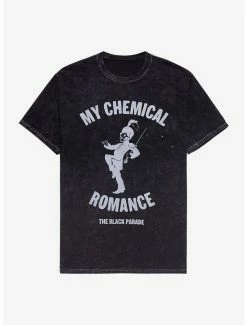 Hot Sale 😀 My Chemical Romance The Black Parade Mineral Wash T-Shirt ⭐