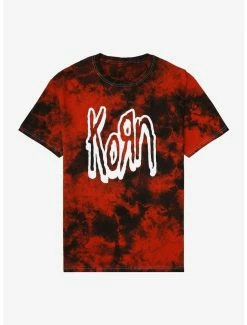 Best deal 🌟 Korn Logo Tie-Dye T-Shirt 👏