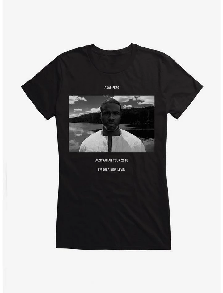 Cheap π A$AP Ferg New Level Australian Tour 2016 π§ Girls T-Shirt π - Image 4