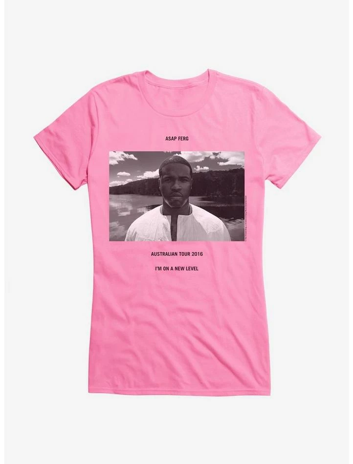Cheap π A$AP Ferg New Level Australian Tour 2016 π§ Girls T-Shirt π - Image 8