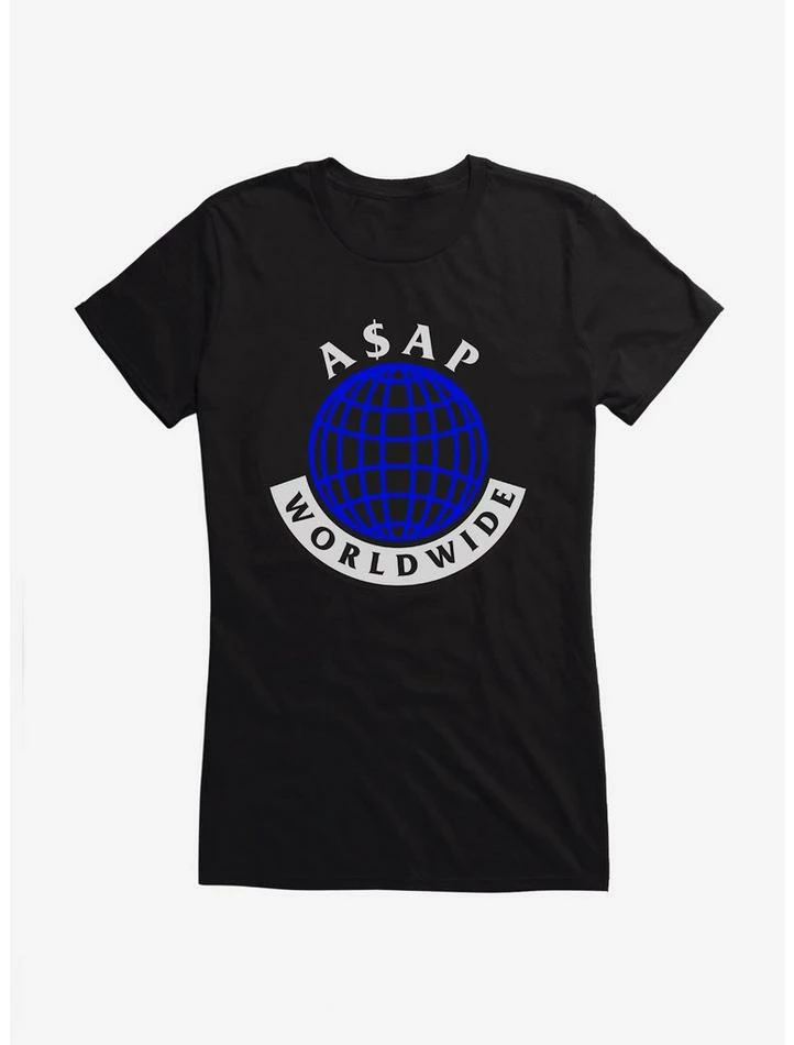 Coupon β¨ A$AP Ferg Worldwide Logo π§ Girls T-Shirt β