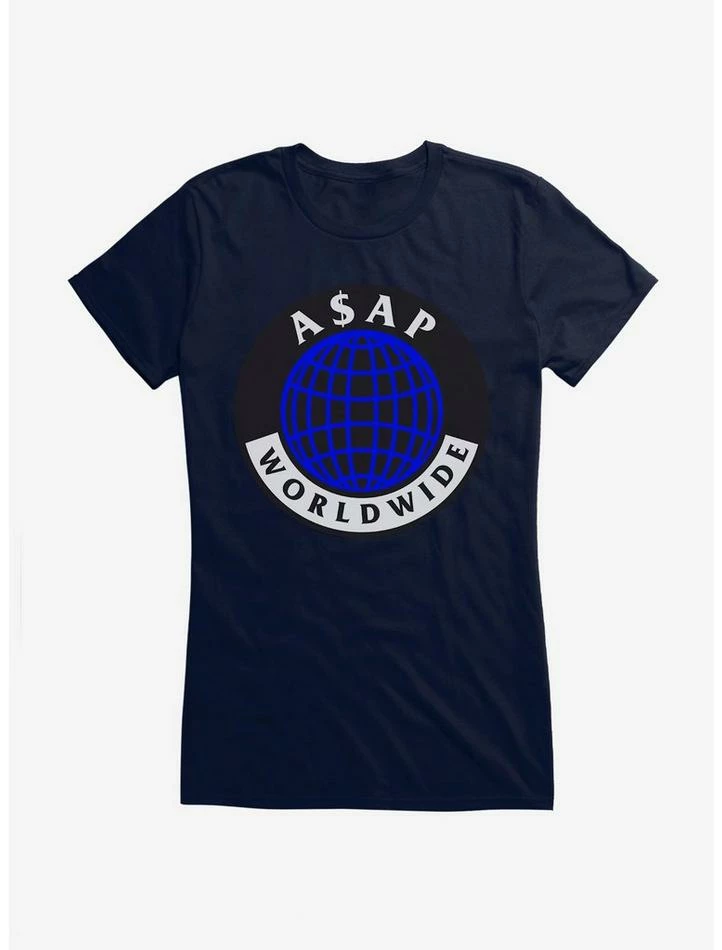 Coupon β¨ A$AP Ferg Worldwide Logo π§ Girls T-Shirt β - Image 3