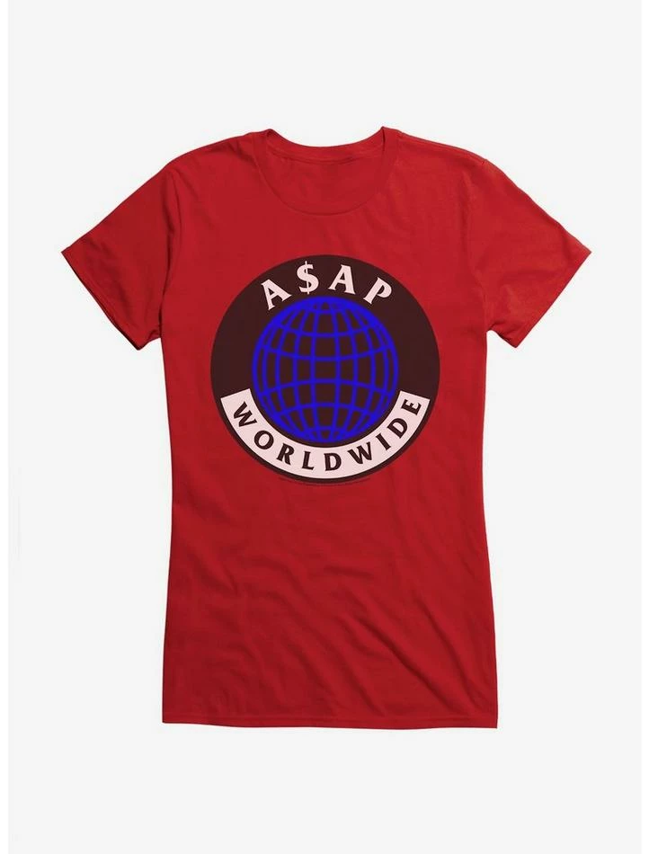 Coupon β¨ A$AP Ferg Worldwide Logo π§ Girls T-Shirt β - Image 6