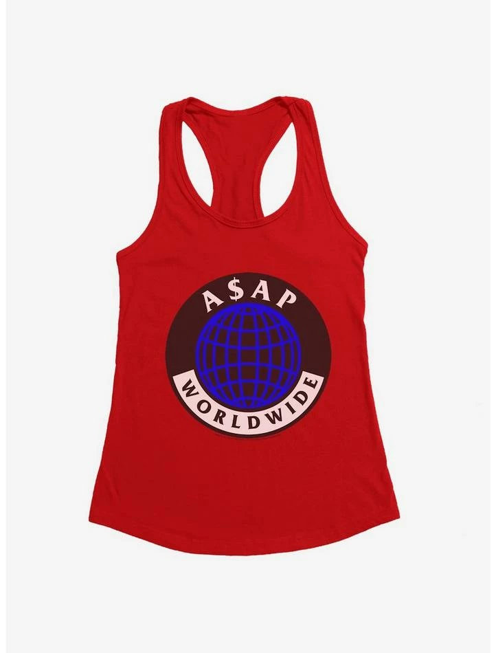 Top 10 π A$AP Ferg Worldwide Logo π§ Girls Tank 𧨠- Image 9