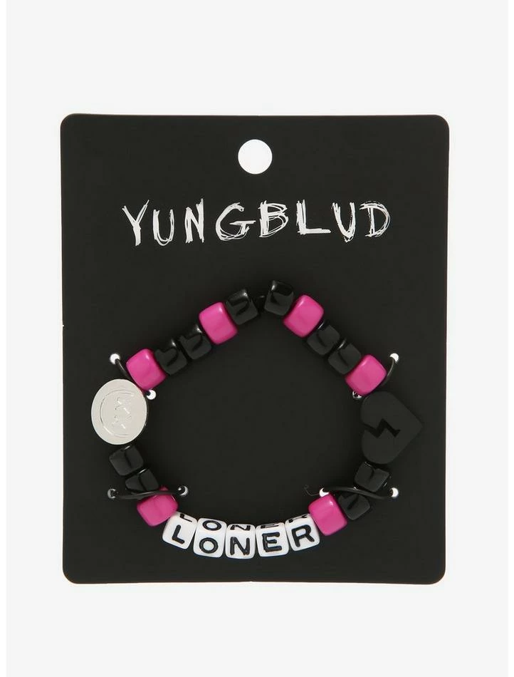 Wholesale 𧨠Yungblud Loner Beaded Charm Bracelet π - Image 5