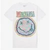 Coupon 😀 Nirvana Pastel Colored Smile Logo Boyfriend Fit 👧 Girls T-Shirt 🔥