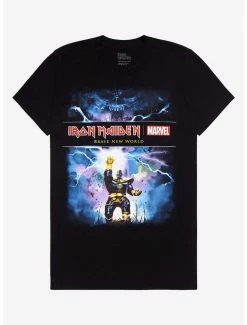 Hot Sale ⭐ Marvel Iron Maiden Thanos Brave New World T-Shirt 😉