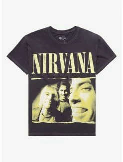 Budget 🔔 Nirvana Close-Up T-Shirt 🔔