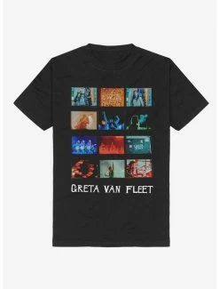 Best deal 🎁 Greta Van Fleet Photo Grid T-Shirt 🧨