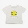Buy 😉 Nirvana So Happy 👧 Girls Crop T-Shirt 🌟