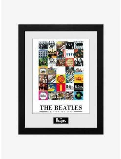 Cheapest ✨ The Beatles Through The Years Framed Poster 👏