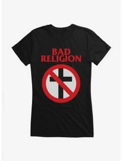 Hot Sale 👏 Bad Religion Classic Logo 👧 Girls T-Shirt 🥰