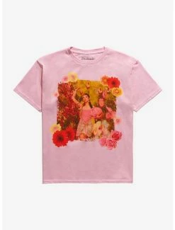 Coupon ⭐ Melanie Martinez Flowers Boyfriend Fit 👧 Girls T-Shirt 🤩