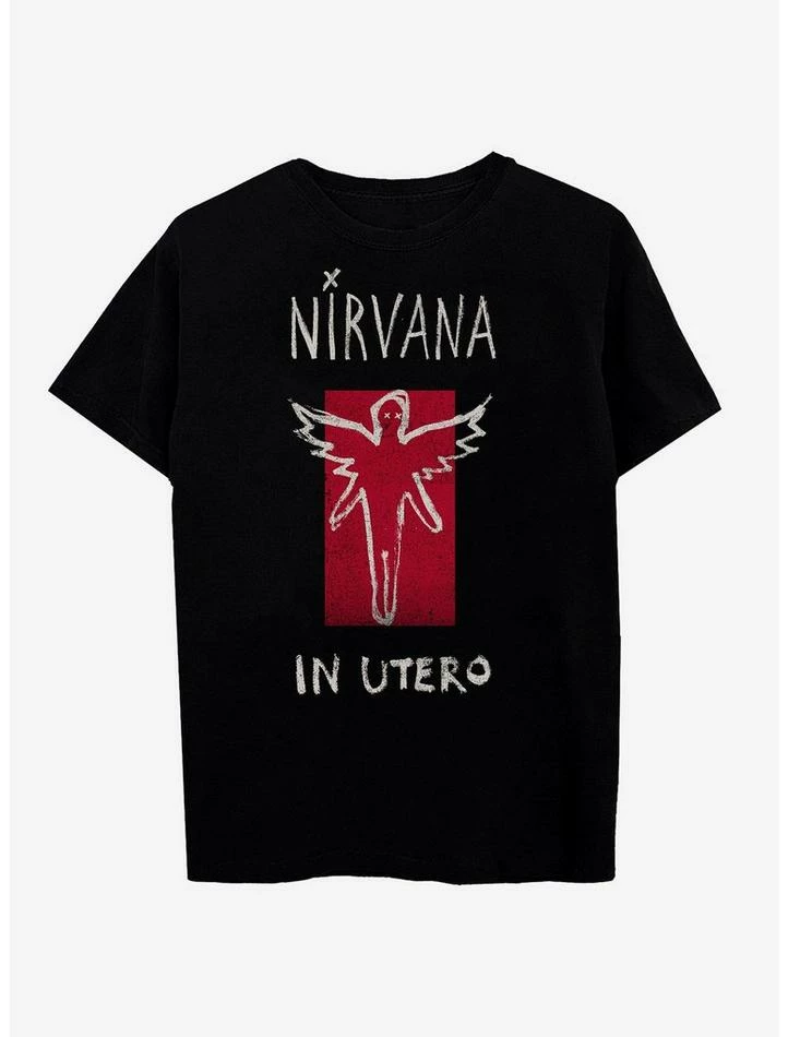 Budget ๐ Nirvana In Utero Sketch T-Shirt โค๏ธ