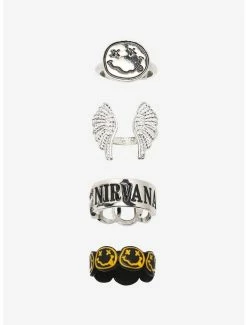 Best Sale 😍 Nirvana Icon Wings Ring Set 🔥